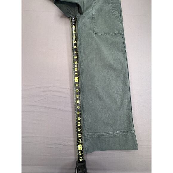 Madewell Women Utility Wide-Leg Pants Architect Green Size 0 - Picture 8 of 11